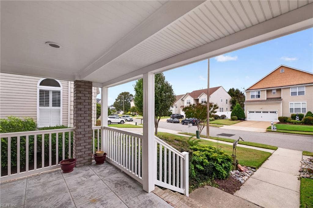 9570 Bay Point Drive, Bay Breeze Point, Norfolk, VA 23518 View from the lower balcony. This home sits outside of the mandatory flood insurance zone!