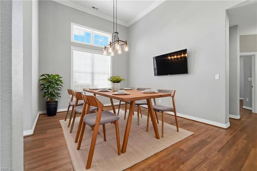 613 Mcrowland Way, Vance Level, Chesapeake, VA 23320 Virtually staged dining room.