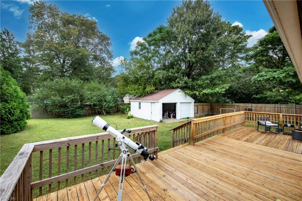 1049 Norwich Ave Avenue, Virginia Beach, VA 23455 Large Deck, 2 Car Garage with Epoxy Floor.