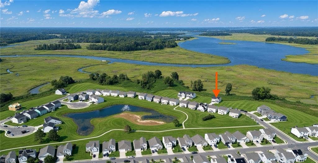 116 Getty Road, River Highlands, Suffolk, VA 23434 Aerial View