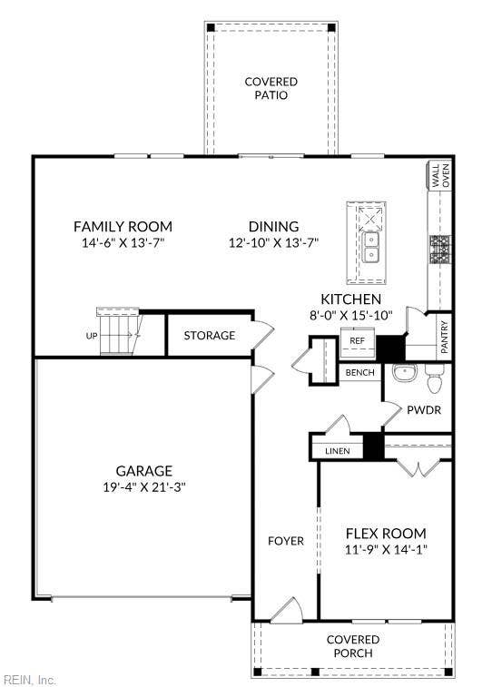 116 Getty Road, River Highlands, Suffolk, VA 23434 1st Floor Layout
