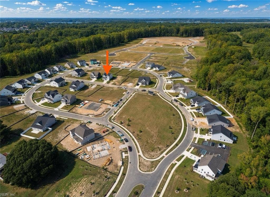 2110 Wentworth Crossing, Mallory Pointe, Smithfield, VA 23430 Aerial View