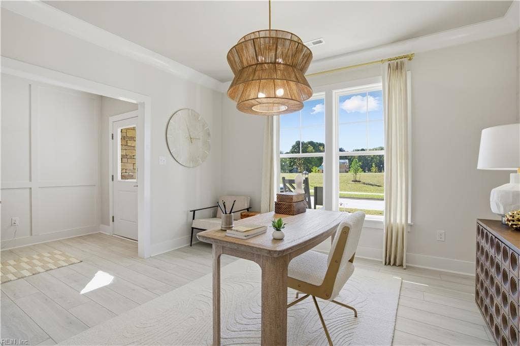 124 Getty Road, River Highlands, Suffolk, VA 23434 *Photo of Similar Decorated Model* Dining/Flex Room