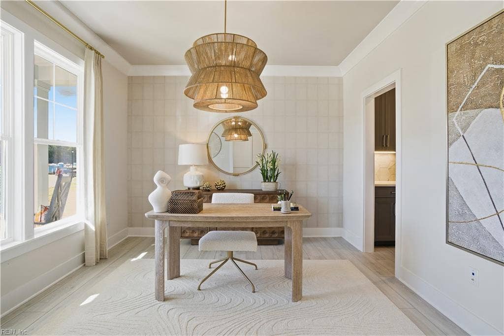 124 Getty Road, River Highlands, Suffolk, VA 23434 *Photo of Similar Decorated Model* Dining/Flex Room