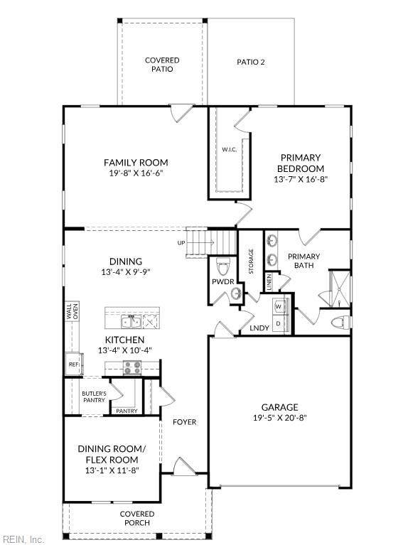 124 Getty Road, River Highlands, Suffolk, VA 23434 1st Floor Layout
