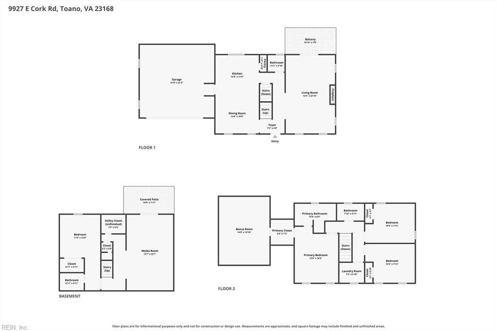 9927 E Cork Road, Toano, VA 23168 9927 E Cork Road, Toano, VA 23168