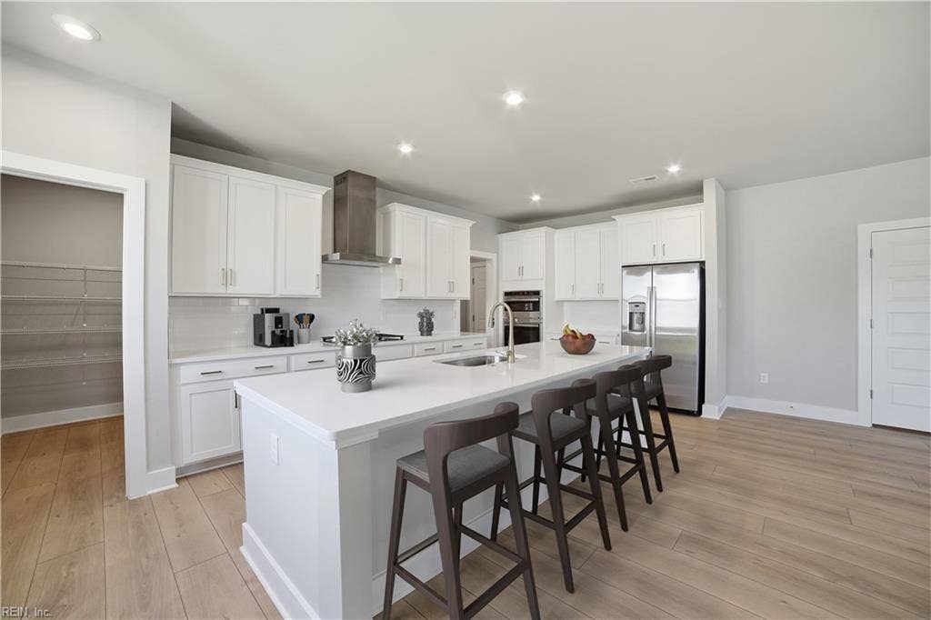 1405 Wharf Hill Drive, Mallory Pointe, Smithfield, VA 23430 * Kitchen- Photos are virtually staged