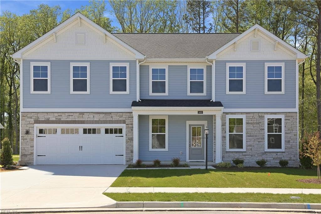 1402 Wharf Hill Drive, Mallory Pointe, Smithfield, VA 23430 * Exterior - Front of Home
