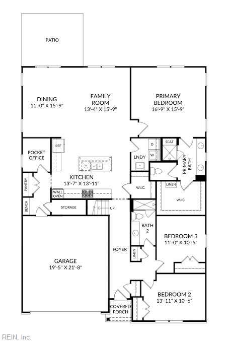 * Floor Plan 1st Floor