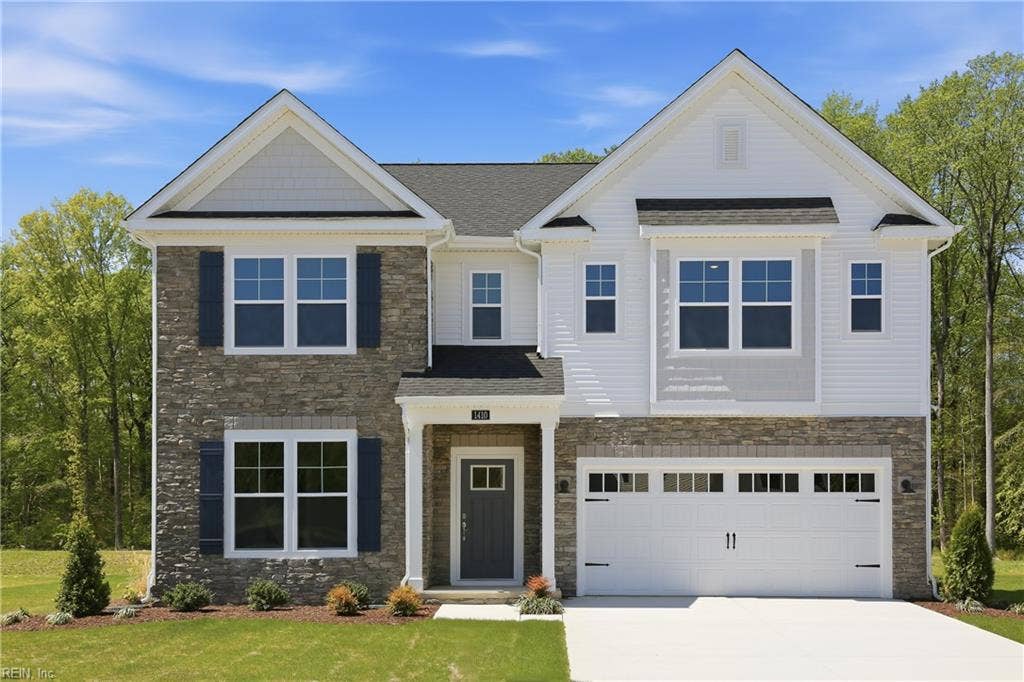 * Exterior of Home - Front Elevation