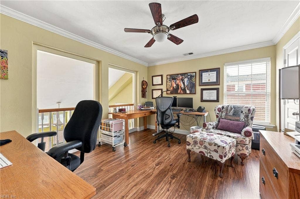 5580 Arboretum Avenue, Virginia Beach, VA 23455 Bedroom #2 being used as an office