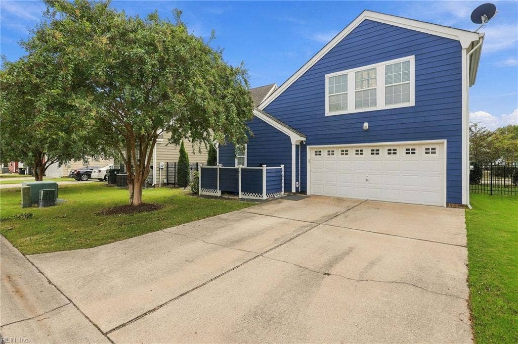 5580 Arboretum Avenue, Virginia Beach, VA 23455 2 car garage in back and driveway parking spaces