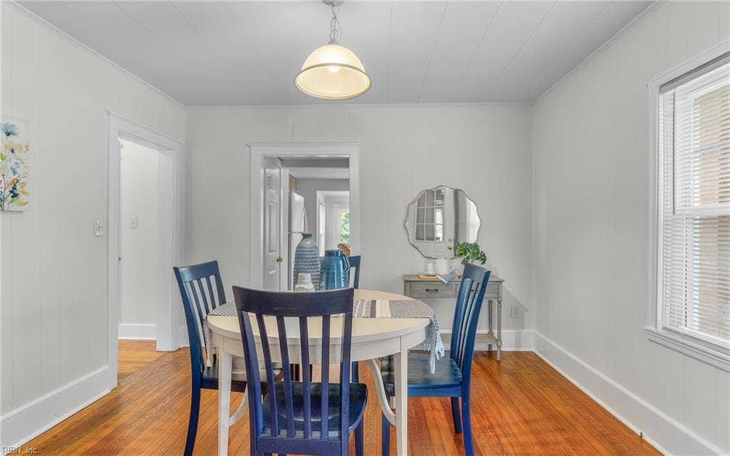 317 George Washington Highway S, Chesapeake, VA 23323 The dining space sits just off the main living areas, creating a connected but defined layout.
