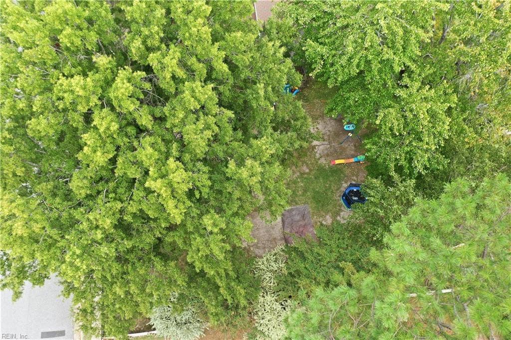 324 Lakeland Drive, Hampton, VA 23669 Aerial View Tree Top / Roof