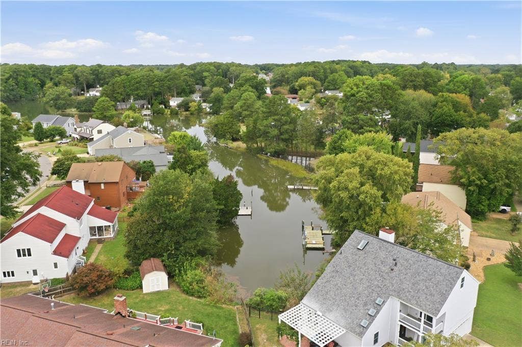324 Lakeland Drive, Hampton, VA 23669 Neighborhood Aerial View