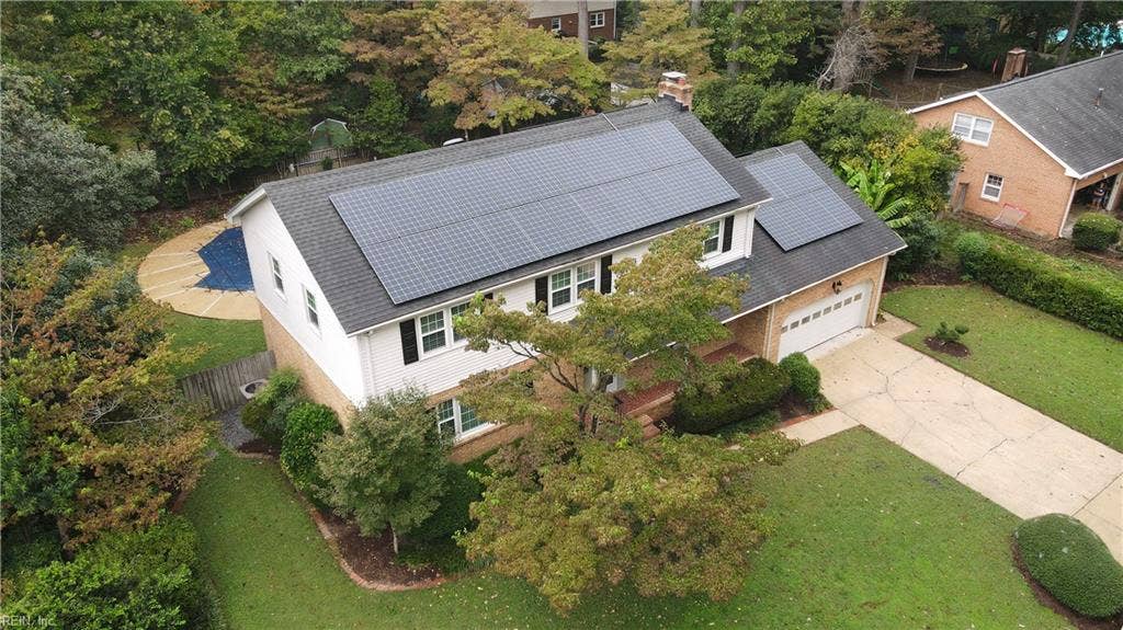 Front of home aerial view