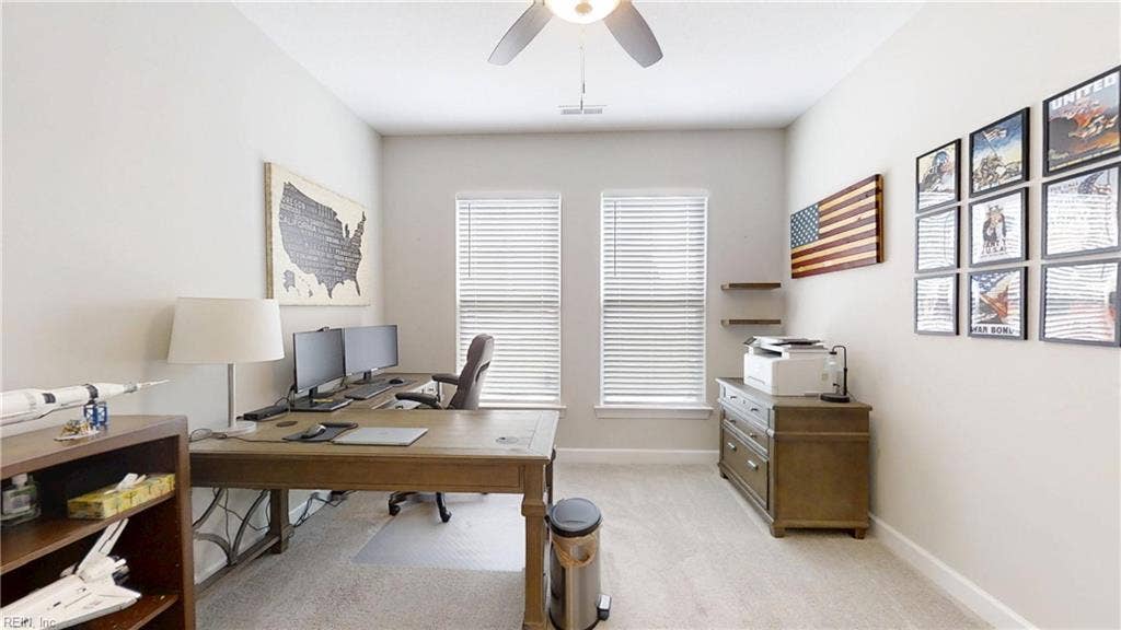 129 Manor Drive, Carrollton, VA 23314 1st floor bedroom/office