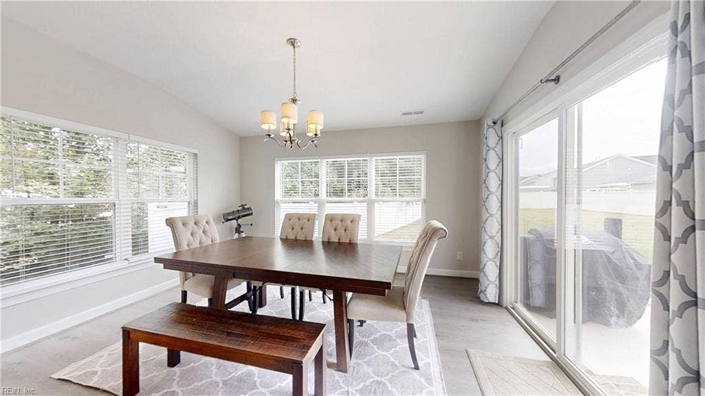 129 Manor Drive, Carrollton, VA 23314 Dining Room/sunroom