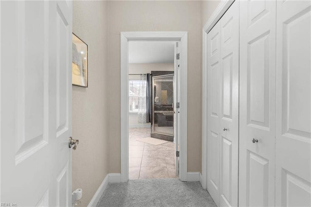2309 Valle Rio Way, Virginia Beach, VA 23456 2nd primary bedroom closet & view into the spa inspired ensuite.