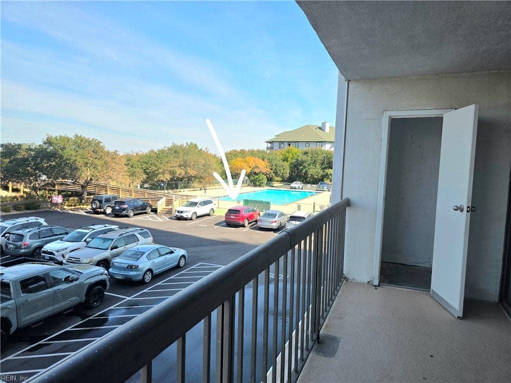 You can see your car from the private balcony.