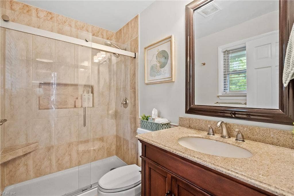 2031 Ridge End Road, Virginia Beach, VA 23454 Bathroom in same wing as bedroom #4 and mudroom