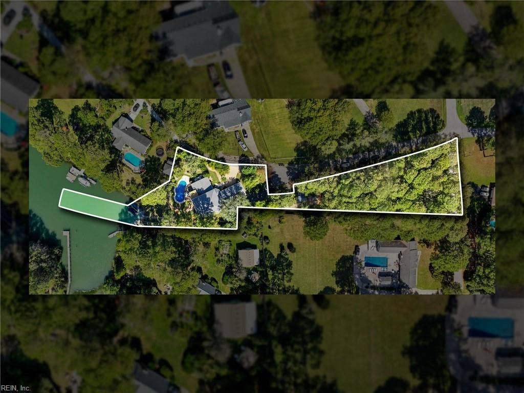 2031 Ridge End Road, Virginia Beach, VA 23454 Property lines