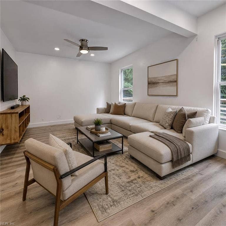 309 High Point Road, Williamsburg, VA 23185 Virtually Staged Family Room