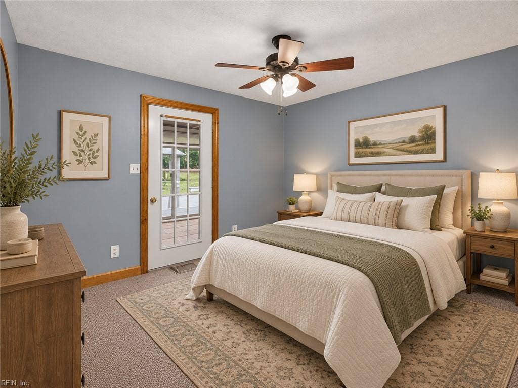 Third bedroom with virtual staging