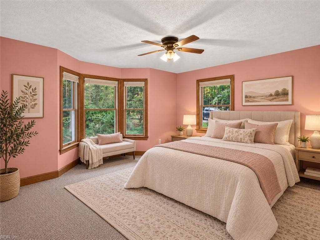 Second bedroom with virtual staging