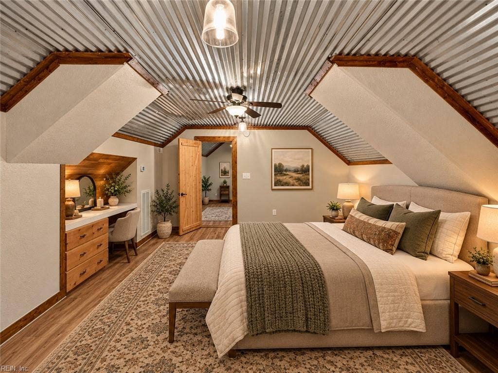 Guest suite with virtual staging