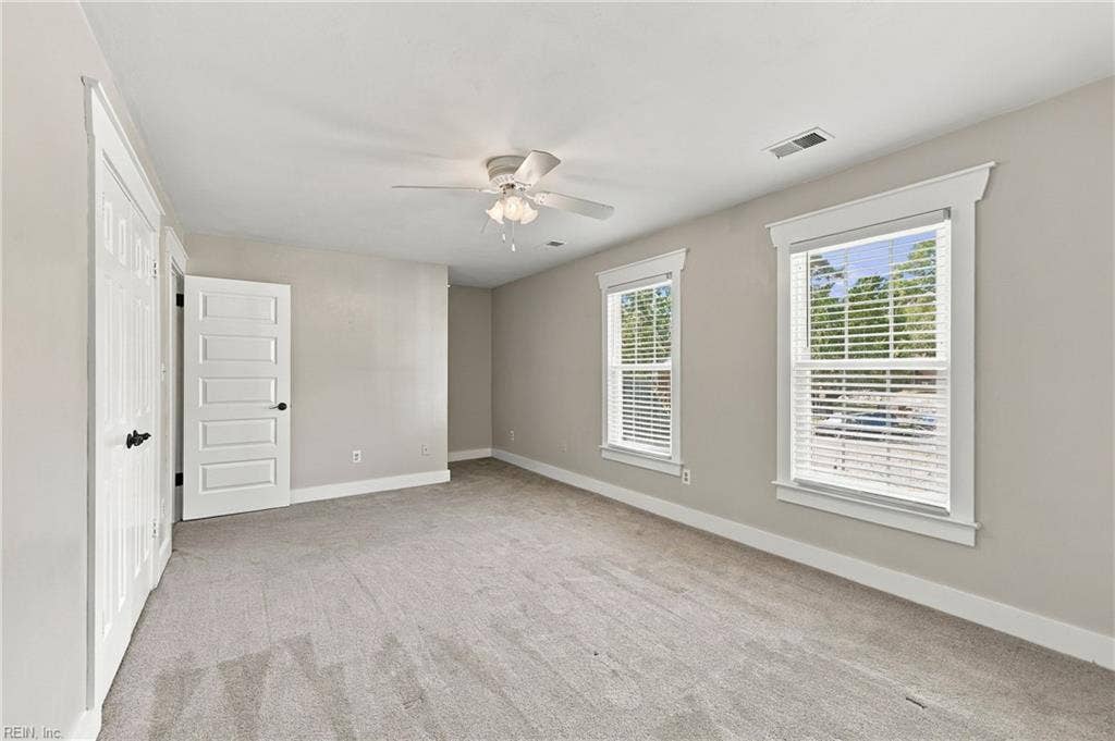 Bedroom #3 - permanent attic stairs are in this room!