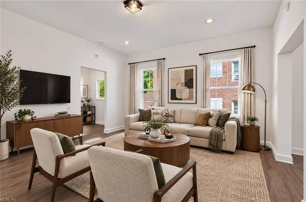 Living Room- Virtually Staged