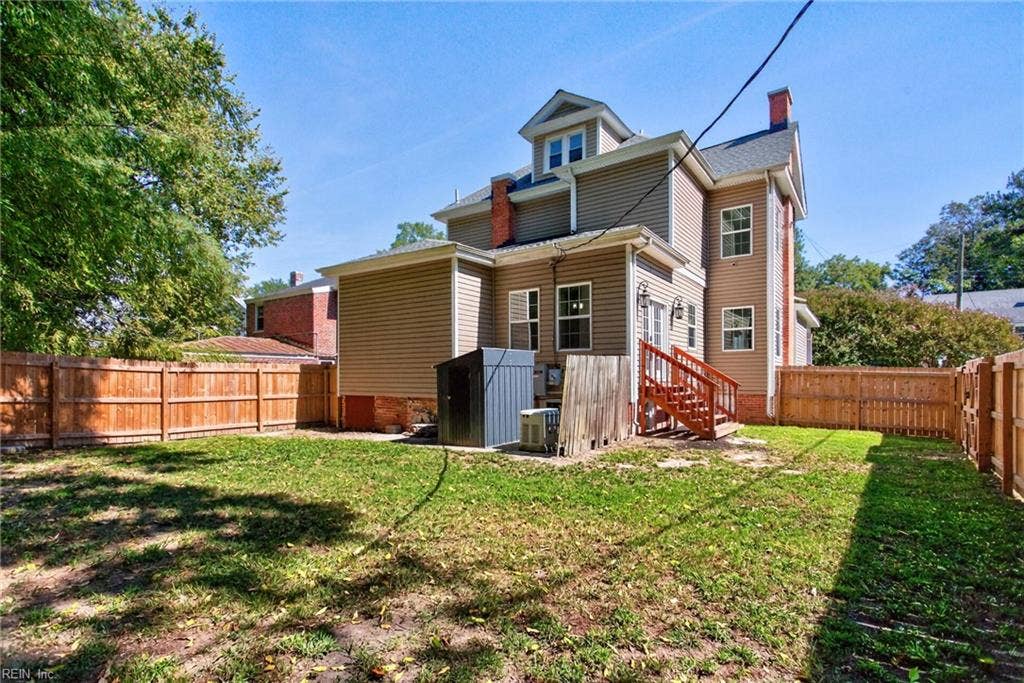 Backyard, shed, generator