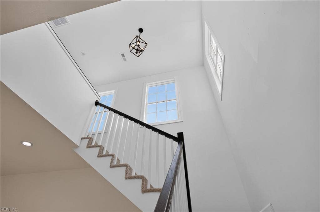 Stairway to second level
