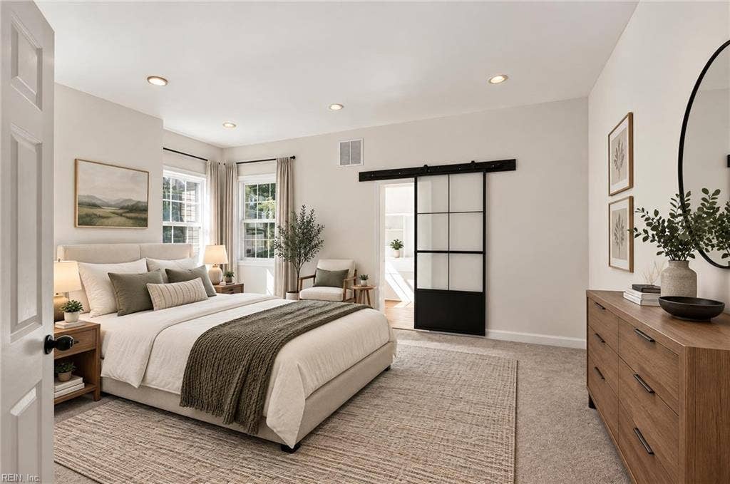 Primary Bedroom- Virtually Staged