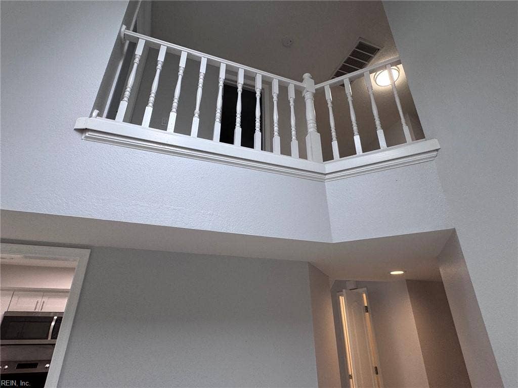 3024 Red Maple Lane, Lynnhaven Woods, Virginia Beach, VA 23452 View of balcony from family roomm