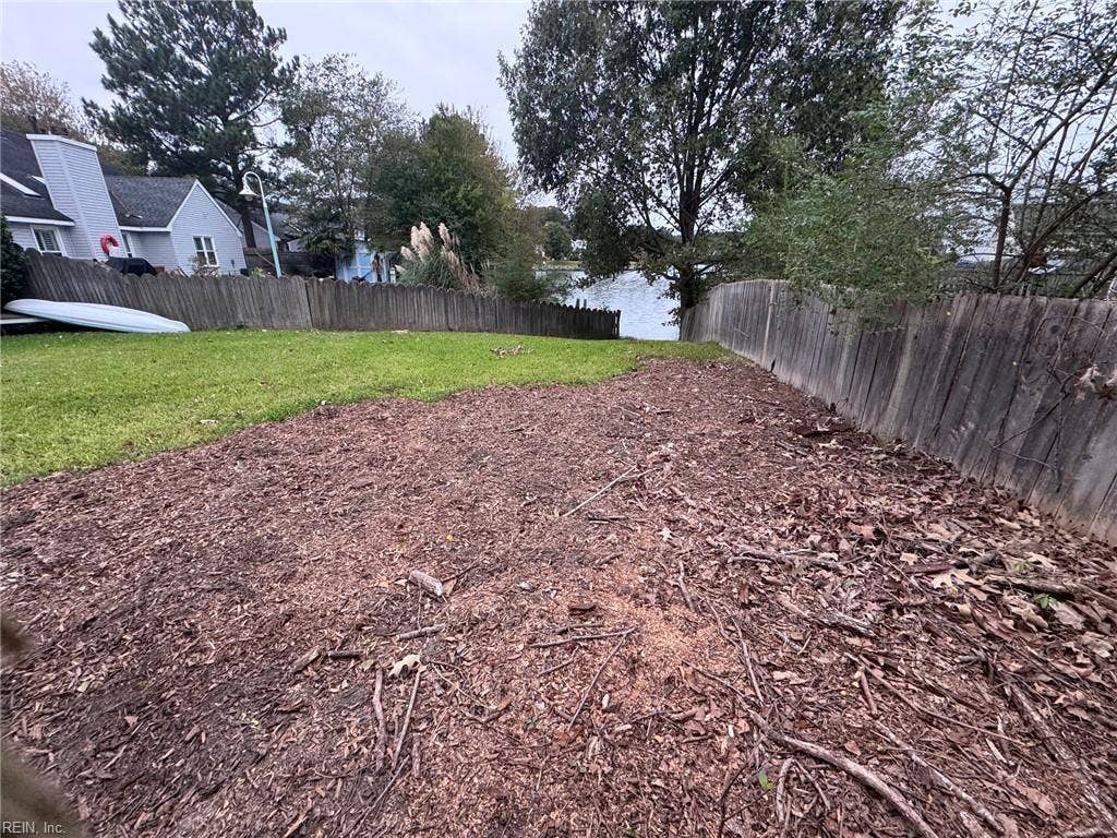 3024 Red Maple Lane, Lynnhaven Woods, Virginia Beach, VA 23452 View of the water entrance - gate closes but can leave open if you want!