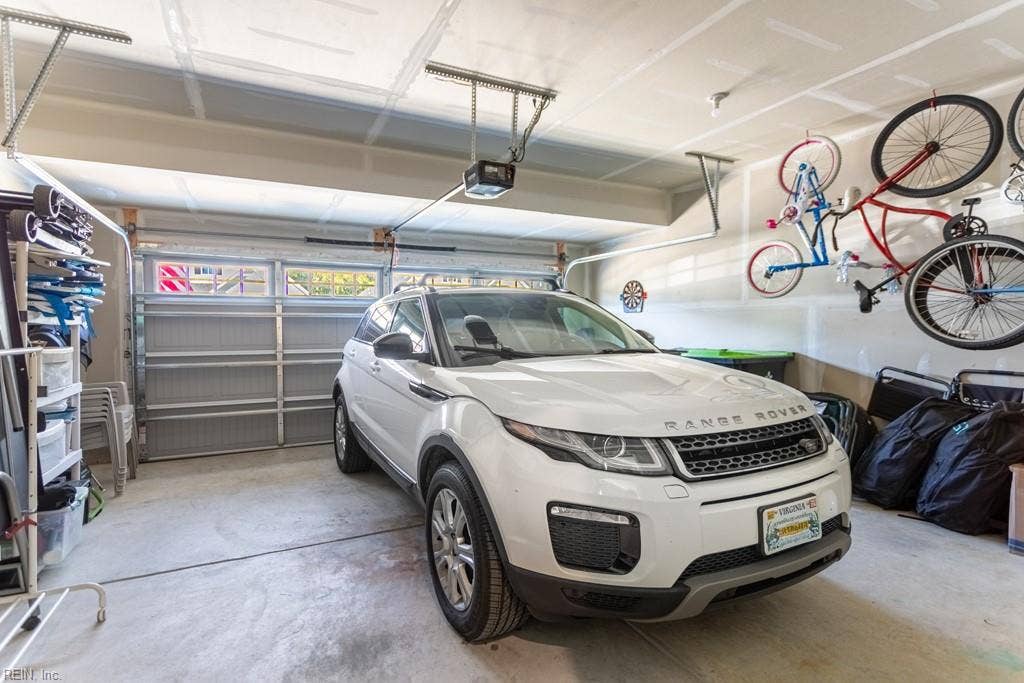 Spacious 2 car garage