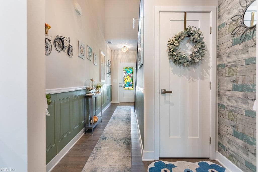 Foyer leads you in to the coat closet
