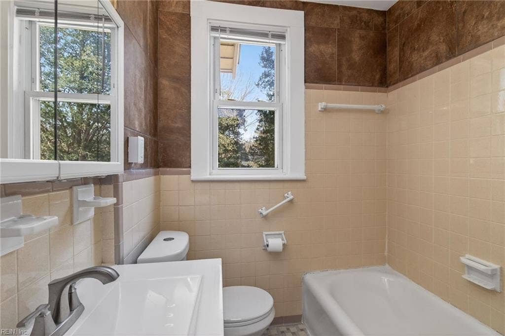 First floor bathroom; updated