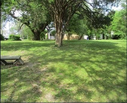View from back of property looking straight at Cornick Rd and property across the street