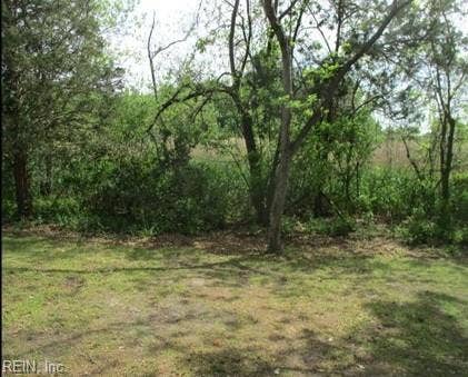 Back corner of property