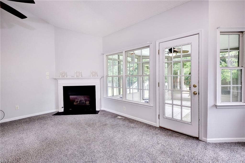 Family room attached to gorgeous sunroom