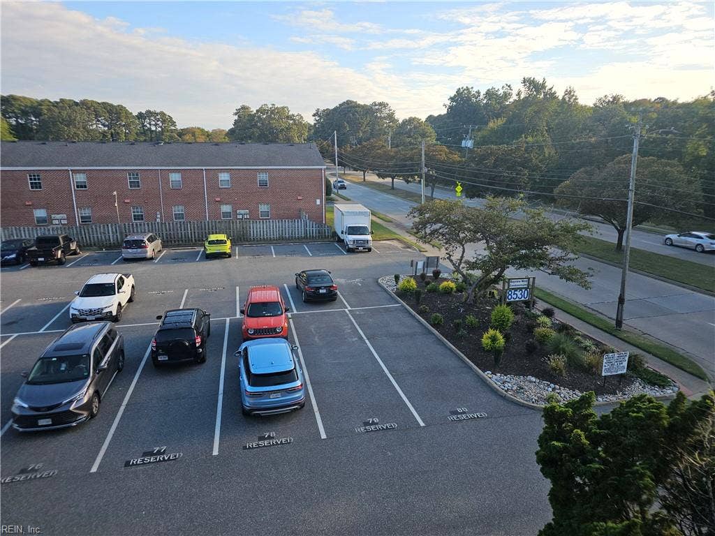 Big parking lot with two reserve spaces #31& #32.For this unit. Plenty of visitor parking available.