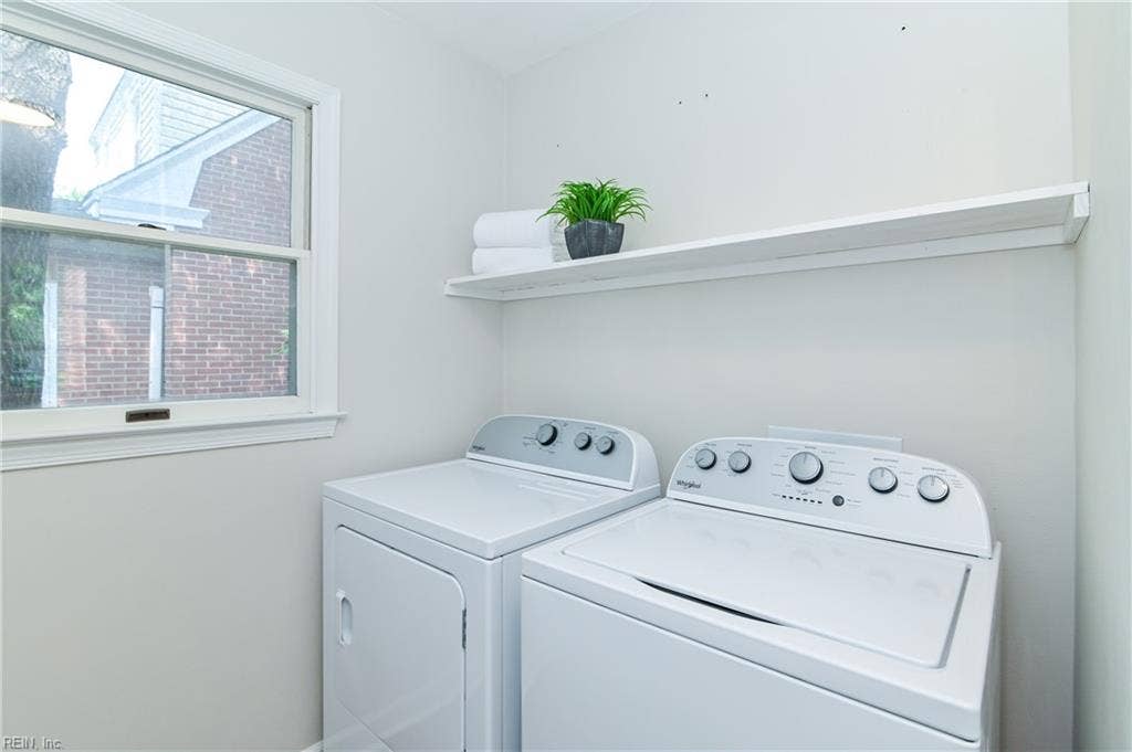 New first floor  laundry room.