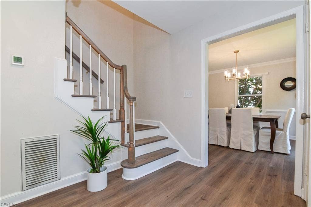 Elegant foyer.