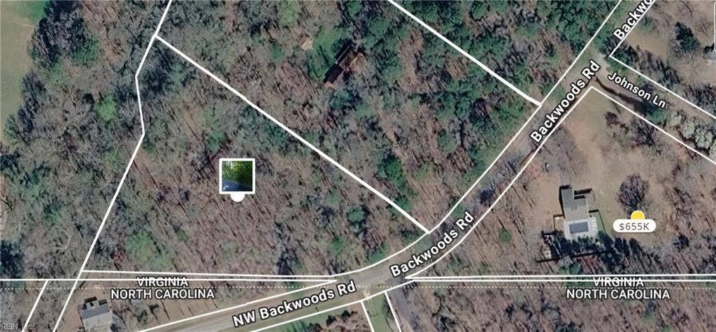 4664 Backwoods Road, Chesapeake, VA 23322 AERIAL PHOTO
