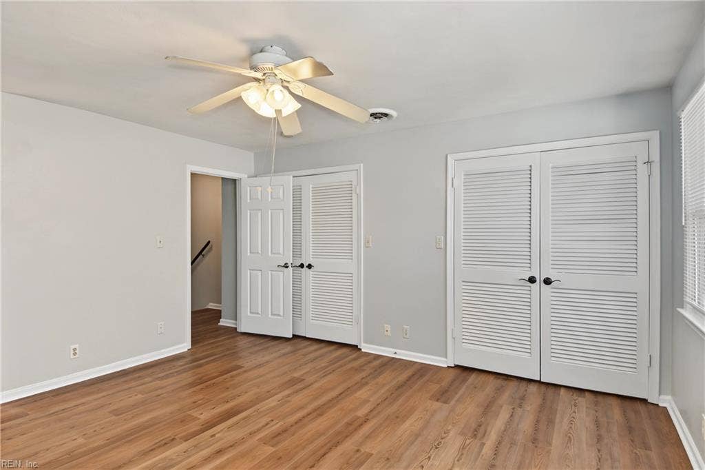 Primary Bedroom with Two Closets