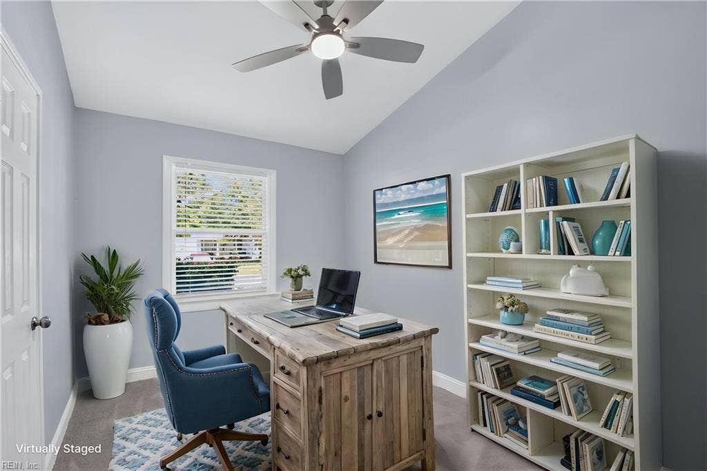 1008 80th Street, Newport News, VA 23605 Virtually staged office.