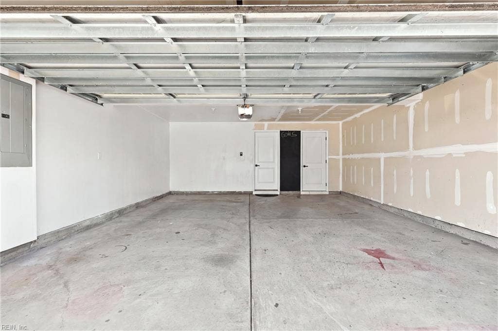 2 car attached garage